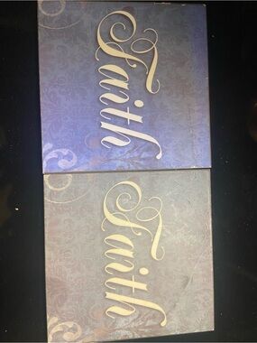 Tarte Purple Ombre Wall Art Set with Gold Lettering